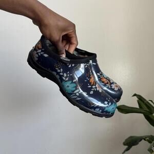 Sloggers Floral Garden Clogs size 8